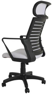 Bürocci Likya Plastik Ayaklı Çalışma Koltuğu-Beyaz File-2284B0550 - 5