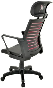 XFly Plastik Ayaklı Oyuncu Koltuğu-Pembe File-2390C0548 thumbnail 5