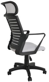 Bürocci Likya Plastik Ayaklı Çalışma Koltuğu-Beyaz File-2284B0550 - 7