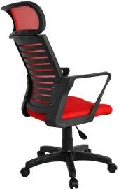 Bürocci Likya Plastik Ayaklı Çalışma Koltuğu-Kırmızı File-2284B0545 - 7