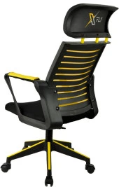 XFly Plastik Ayaklı Oyuncu Koltuğu - Sarı File - 2395D0551 thumbnail 5