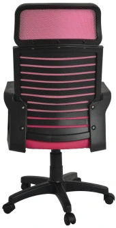 Bürocci Likya Plastik Ayaklı Çalışma Koltuğu-Pembe File-2284B0548 - 6