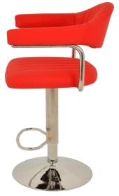 Bürocci Bar Sandalyesi-Kırmızı-9600S0116 - 4