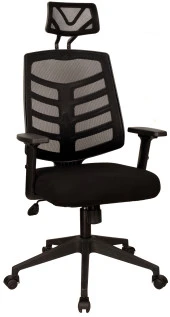 Bürocci Quattro Fileli Müdür Koltuğu-Siyah File-2350B0541 - 1