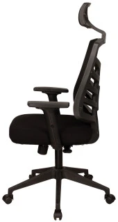 Bürocci Quattro Fileli Müdür Koltuğu-Siyah File-2350B0541 - 4