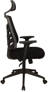 Bürocci Quattro Fileli Müdür Koltuğu-Siyah File-2350B0541 - 8