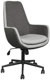 Bürocci Comfort Metal Ayaklı Ofis Koltuğu-İki Ton Gri-2244B1110 - 1