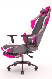 Warrior Scorpion Oyuncu Koltuğu - Gül Kurusu - Ayak Uzatmalı Bilgisayar Sandalyesi - 1575C0490 thumbnail 3