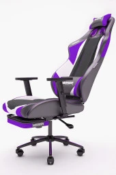 Warrior Scorpion Oyuncu Koltuğu - Mor - Ayak Uzatmalı Bilgisayar Sandalyesi - 1575C0515 thumbnail 3