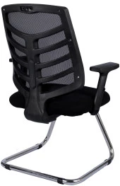 Bürocci Quattro Fileli Misafir Koltuğu-Siyah File-2350J0541 - 7