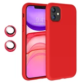 iPhone 11 Kılıf Kamera Lensli Lansman Silikon Kapak - 10