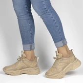 Kadın Kapitone Detaylı Sneakers - 1
