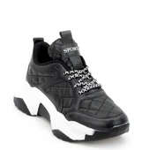 Kadın Kapitone Detaylı Sneakers - 11