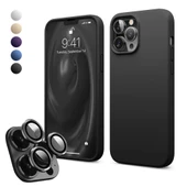 iPhone 15 Pro Kılıf Kamera Lensli Lansman Silikon Kapak - 1