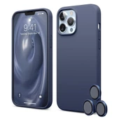 iPhone 15 Pro Kılıf Kamera Lensli Lansman Silikon Kapak - 12