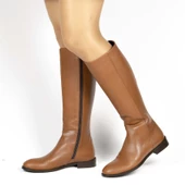 Kadın Hakiki Deri Klasik Çizme thumbnail 2