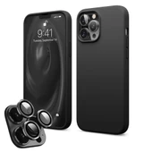 iPhone 15 Pro Kılıf Kamera Lensli Lansman Silikon Kapak - 2