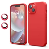 iPhone 14 Kılıf Kamera Lensli Lansman Silikon Kapak thumbnail 7