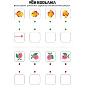 Kodlamalı Matematik YAZ-SİL-KES-YAPIŞTIR Seti (Okul Öncesi ve Birinci Sınıflar İçin) thumbnail 5