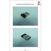 MICROSOFT  FHA0510 FHA- 05102.4GHz Wireless Mobile Mouse Dongle 2.EL - 2