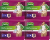 Depend Emici Külot Hasta Bezi Medium - Orta Kadın 40 Adet (4PK*10) - 1