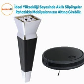 Dempa Lüks Mobilya Oturma Grubu Kanepe Tv Ünitesi Koltuk Ayağı Konsol Ayakları Siyah Krom 20 Cm thumbnail 5