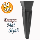 Dempa Lüks Mobilya Oturma Grubu Kanepe Tv Ünitesi Koltuk Ayağı Konsol Ayakları Mat Siyah 20 Cm - 1