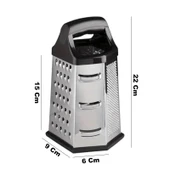 MyBru Paslanmaz Çelik 6 Taraflı Çok İşlevli Rende (Dilimleyici) thumbnail 7