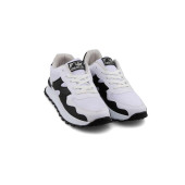 Mega Rahat İç Taban Beyaz Siyah Renk Fileli Dış Yüzey Bağcıklı Günlük Ayakkabı Sneakers - 2