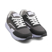 Mega Erkek Rahat İç Taban Gri Renk Fileli Dış Yüzey Bağcıklı Günlük Ayakkabı Sneakers - 2