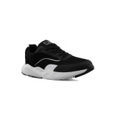 Mega Erkek Rahat İç Taban Siyah Beyaz Renk Fileli Dış Yüzey Bağcıklı Günlük Ayakkabı Sneakers - 1