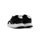 Mega Erkek Rahat İç Taban Siyah Beyaz Renk Fileli Dış Yüzey Bağcıklı Günlük Ayakkabı Sneakers - 3