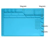 Silikon Çalışma Tamir Pedi S180 555x350mm Isıya Dayanıklı Manyetikli thumbnail 3