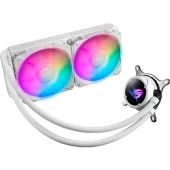 ASUS ROG STRIX LC II 240 ARGB AURA SYNC ADRESLENEBİLİR RGB 120MM  FAN SIVI CPU SOĞUTUCUSU BEYAZ V3 - 2
