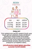 Bebek Kız Çocuk Doğum Günü Parti Düğün Elbise Tüllü Tütü Astarlı Çocuk Giyim Bebek Giyim Kız Bebek ELBYTULFIRFIR - 3