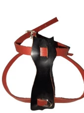Lovely Deri Ayarlanır Köpek Göğüs Tasma Kırmızı 2-6 Kg Köpeklere Uygun - 1
