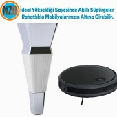 Mobilya Oturma Grubu Çekyat Kanepe Sehpa TV Ünitesi Koltuk Ayağı Baza Ayakları Beyaz Krom 16 cm thumbnail 3