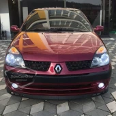 Renault Clio 2 Symbol Hb&Sedan 1998-2008 Uyumlu Üniversal Laguna Lip Esnek Ön Lip 2 Parça Tampon Altı Dil Karlık Ön Ek - 1