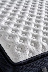 Baklava Yatak 100x200 cm Tek Kişilik Ultra Ortopedik Çok Sert Pedli Lüks Yatak 30 cm Antrasit Kumaş thumbnail 5