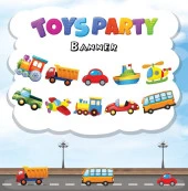 Taşıtlar Kağıt Banner 3 Metre 10 Parça thumbnail 1