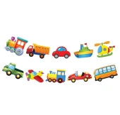 Taşıtlar Kağıt Banner 3 Metre 10 Parça thumbnail 2