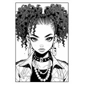 Anime Kötü Kızlar Boyama Kitabı  100 Süper Boyama - 2