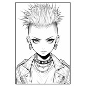 Anime Kötü Kızlar Boyama Kitabı  100 Süper Boyama - 4