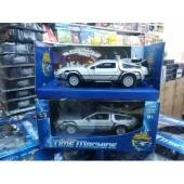 Welly Geleceğe Dönüş Arabası Seri 2 Metal Model Araba Back To The Future Delorean 1/24 Ölçek - 8
