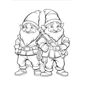 Pamuk Prenses ve Yedi Cüceler BOYAMA Kitabı 50 TAM Sayfa Boyama - 3