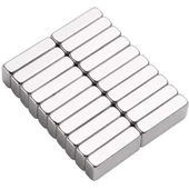 5 Adet 40x20x5 Mm Neodyum Mıknatıs , Köşeli N35 Nikel Kaplamalı Kaliteli Ve Dayanıklı Ürün - 3