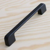 Mobilya Kulp Mutfak Dolabı Çekmece Dolap Kulpları Kapak Kulpu Kulbu Siyah 128 mm Metal - 5