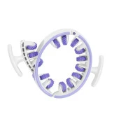 Çok Fonksiyonlu Ayrılabilir Selülit Masaj Aleti Masaj Rulosu Mor Renk thumbnail 1