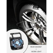 30 Ledli Mini El Feneri 4 Modlu Flash Çok Amaçlı Anahtarlık Su Geçirmez Şarjlı Mıknatıslı Led Işık Fonksiyonel Kamp Cep Işığı 1000 Lümen - 9