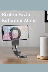 Qpen EH232 Ayarlanabilir Yapışkanlı Manyetik Araç Tutucu thumbnail 4